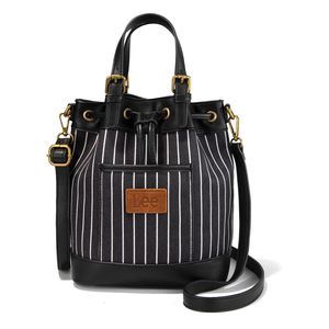 x Lee Versatile Bucket Bag for Women Drawstring Hobo Purses Convertible💐